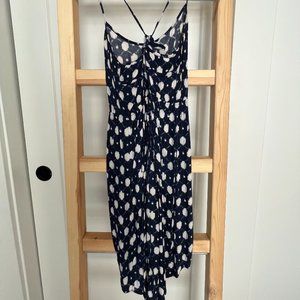 Short Strappy Blue Summer Dress Small